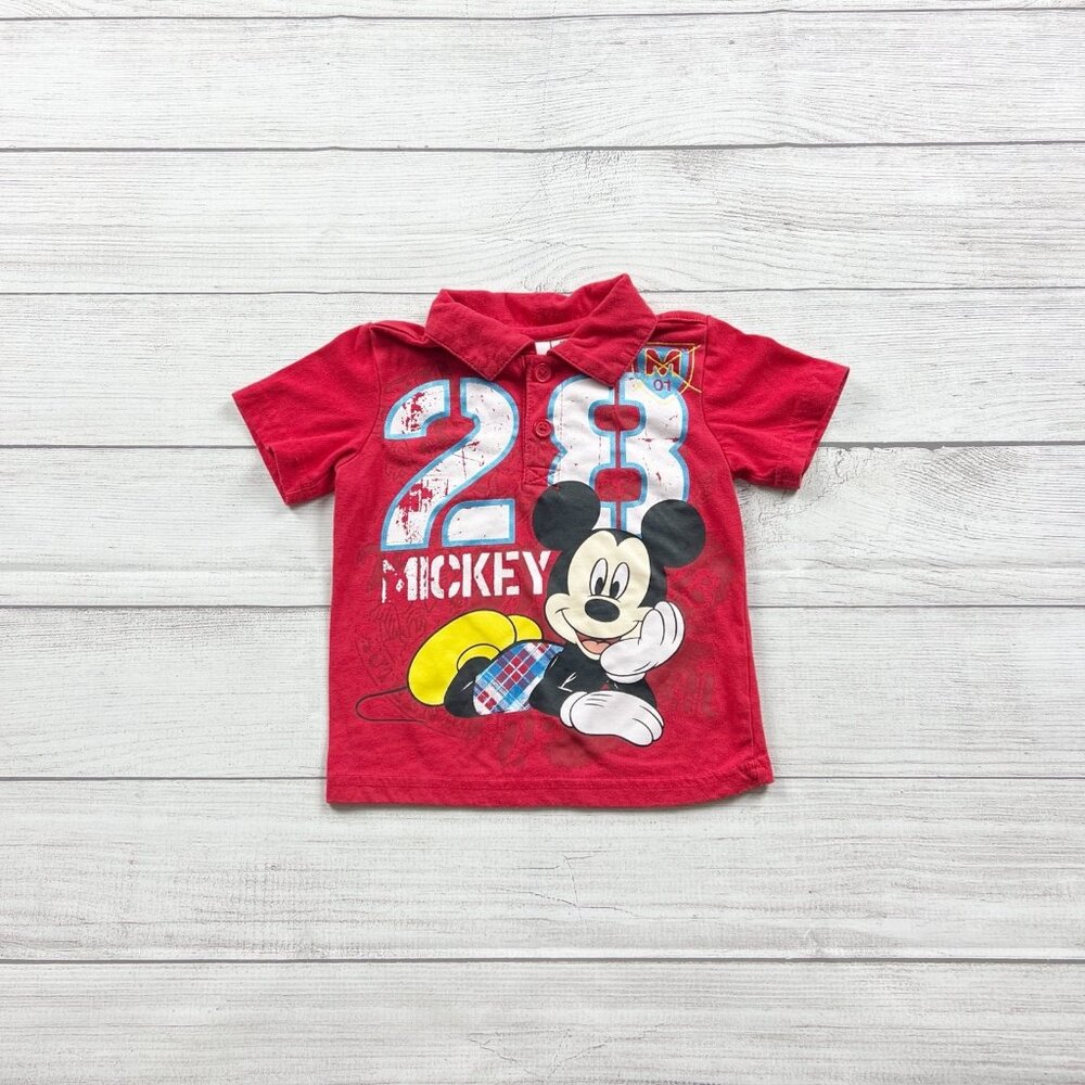Disney Mickey Mouse Polo Graphic Shirt